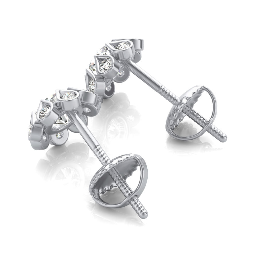 Halo Stud Earrings - Jewelry Exchange Center