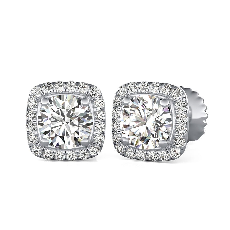 Martini Halo Earrings - Jewelry Exchange Center