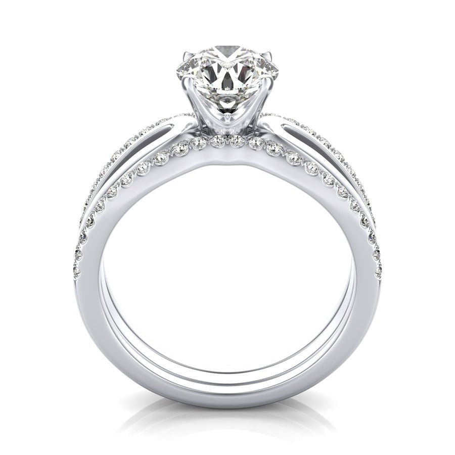 Solitaire Engagement Ring With Matching Band - Jewelry Exchange Center