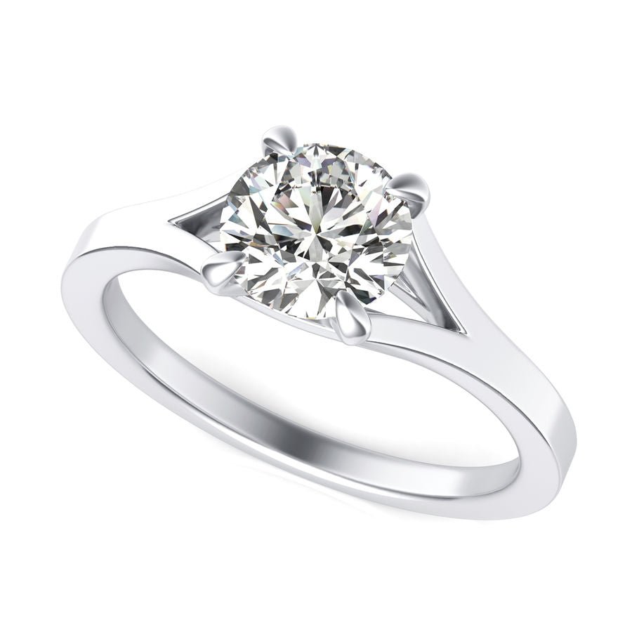 Split Shank Engagement Ring - Jewelry Exchange Center