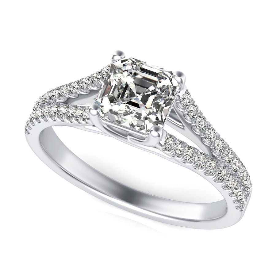Split Shank Engagement Ring - Jewelry Exchange Center