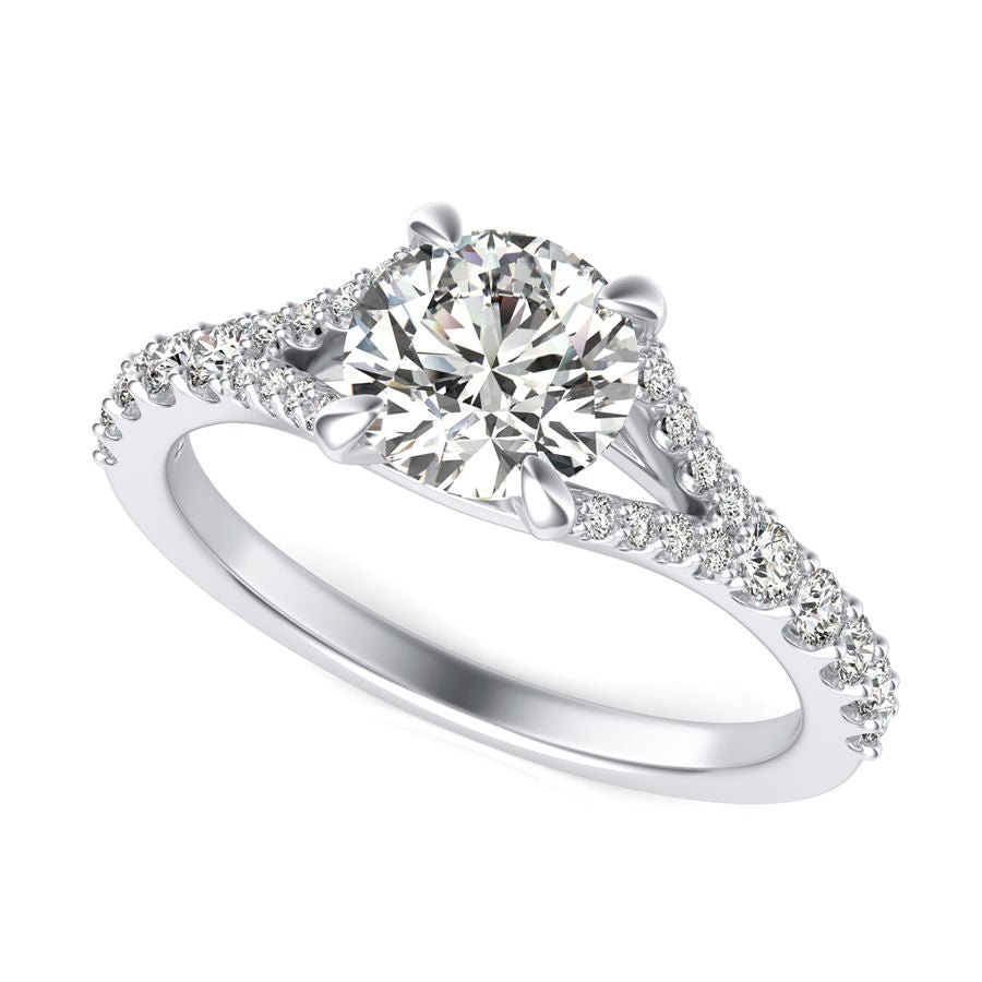 Split Shank Engagement Ring - Jewelry Exchange Center