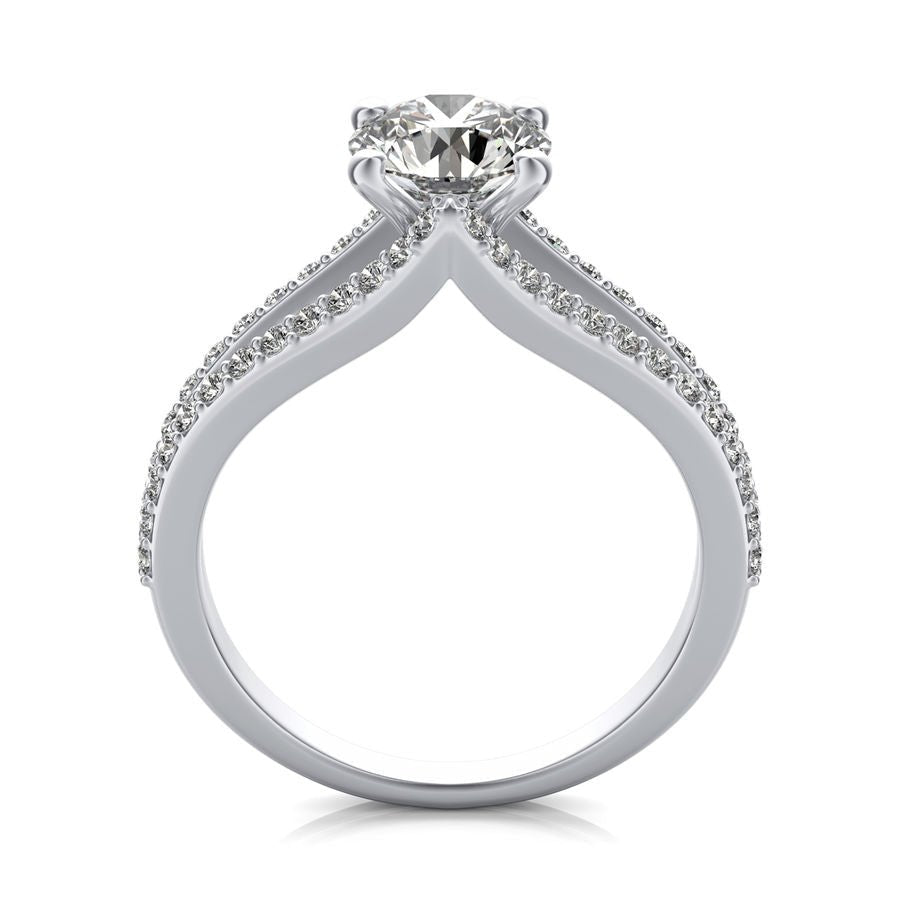 Split Shank Engagement Ring - Jewelry Exchange Center
