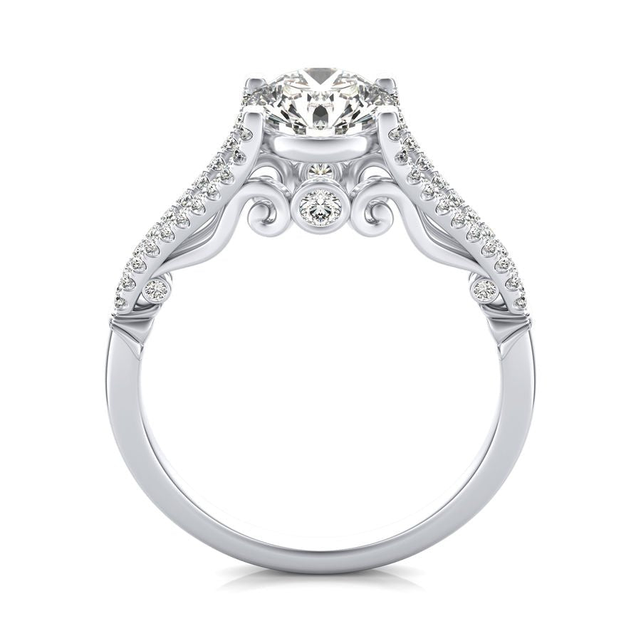 Split Shank Engagement Ring - Jewelry Exchange Center